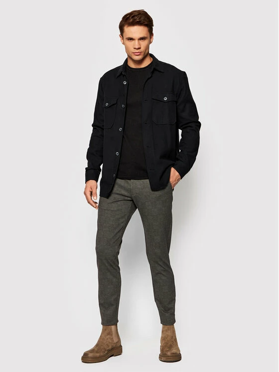 ΧΟΝΔΡΙΚΟ ΕΜΠΟΡΙΟ 🛒 Only & Sons Άνδρες Υφασμάτινα Παντελόνια Παντελόνι υφασμάτινο Mark 22023361 Καφέ Tapered Fit Γκρι 👍 - Image 2