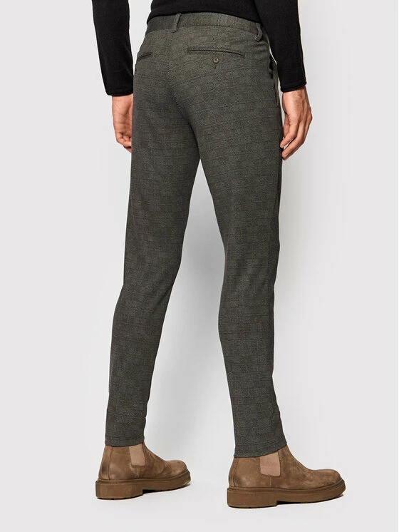 ΧΟΝΔΡΙΚΟ ΕΜΠΟΡΙΟ 🛒 Only & Sons Άνδρες Υφασμάτινα Παντελόνια Παντελόνι υφασμάτινο Mark 22023361 Καφέ Tapered Fit Γκρι 👍 - Image 3