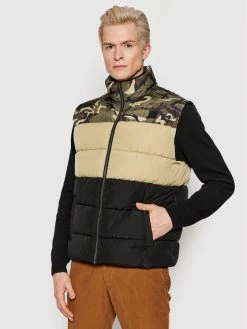 Η καλύτερη συμφωνία 🛒 Only & Sons Άνδρες Γιλέκα Γιλέκο Melvin 22022232 Πράσινο Regular Fit 😀