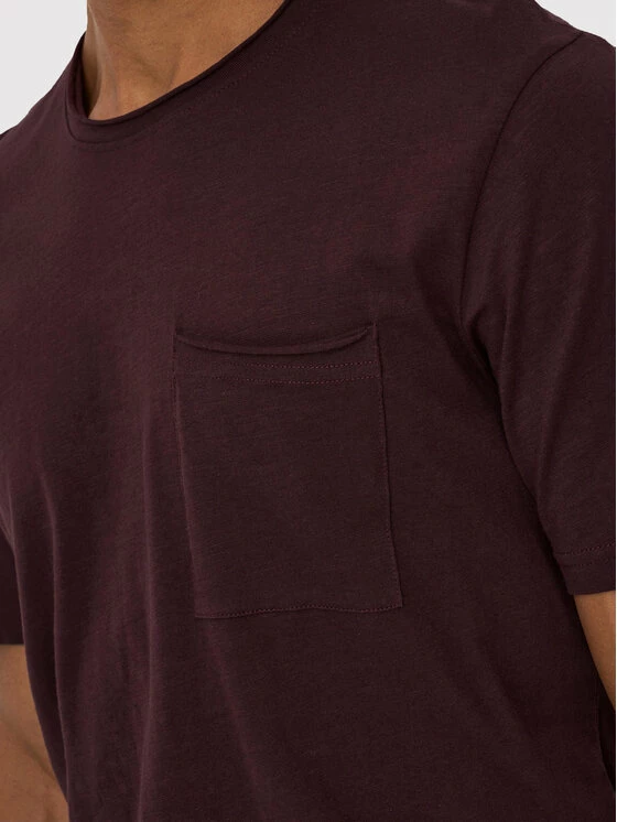 Αγορά 💯 Only & Sons Άνδρες T-shirts T-Shirt Roy 22022531 Μπορντό Regular Fit ❤️ - Image 5