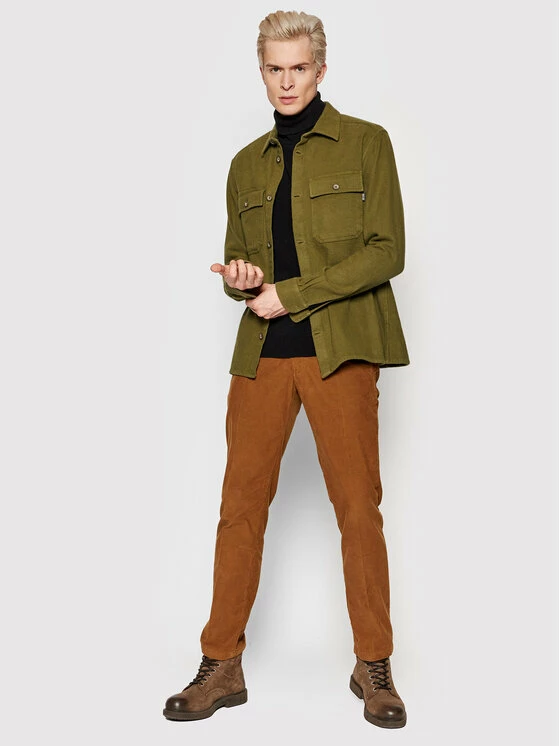 Τοπ 10 😍 Only & Sons Άνδρες Casual Πουκάμισα Πουκάμισο Scott 22021239 Πράσινο Regular Fit 😉 - Image 2