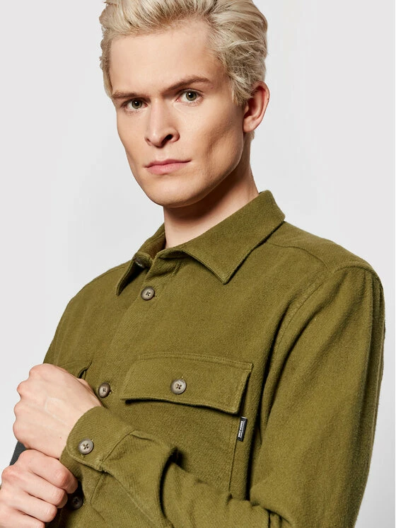 Τοπ 10 😍 Only & Sons Άνδρες Casual Πουκάμισα Πουκάμισο Scott 22021239 Πράσινο Regular Fit 😉 - Image 4