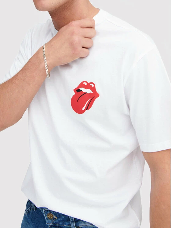 Εξοδος 🔔 Only & Sons Άνδρες T-shirts T-Shirt Fred 22023078 Λευκό Relaxed Fit 🤩 - Image 5