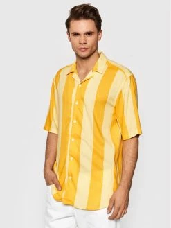 Best Pirce ❤️ Only & Sons Άνδρες Casual Πουκάμισα Πουκάμισο Boyy 22022411 Κίτρινο Regular Fit 😀