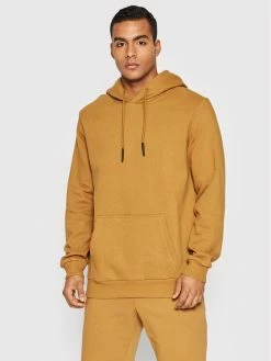 Φτηνός 🧨 Only & Sons Άνδρες Μπλούζες Χωρίς Φερμουάρ Μπλούζα Ceres 22018685 Καφέ Regular Fit 👍