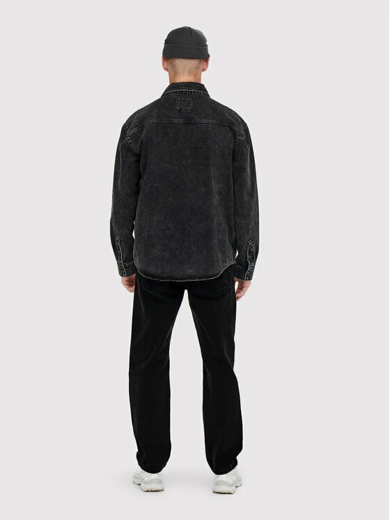 Best Pirce 🥰 Only & Sons Άνδρες Τζιν Edge 22022961 Μαύρο Loose Fit 👏 - Image 3