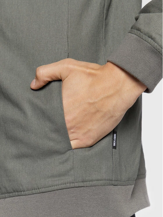 Εκπτωση 🌟 Only & Sons Άνδρες Μπουφάν Bomber Μπόμπερ μπουφάν Oliver 22022087 Πράσινο Regular Fit 😀 - Image 5