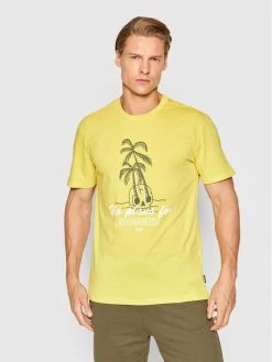 Η καλύτερη συμφωνία ⌛ Only & Sons Άνδρες T-shirts T-Shirt Ilias 22022199 Κίτρινο Regular Fit 🌟