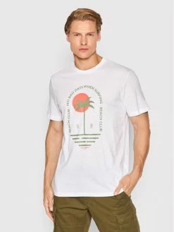 Προώθηση 🧨 Only & Sons Άνδρες T-shirts T-Shirt Ilias 22022199 Λευκό Regular Fit 🥰