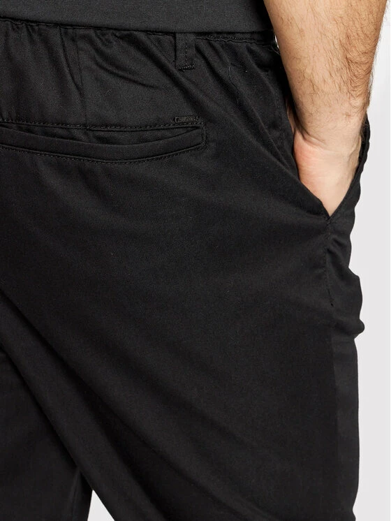 Best Pirce 🧨 Only & Sons Άνδρες Παντελόνια Chinos Παντελόνι Chino Dew 22021486 Μαύρο Relaxed Fit 🛒 - Image 4