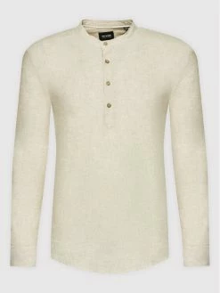 Ολοκαίνουργιο 😀 Only & Sons Άνδρες Casual Πουκάμισα Πουκάμισο Caiden 22009883 Μπεζ Regular Fit ✨