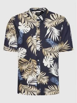 Εκπτωση ✨ Only & Sons Άνδρες Casual Πουκάμισα Πουκάμισο Dirk 22021969 Σκούρο μπλε Slim Fit 🤩