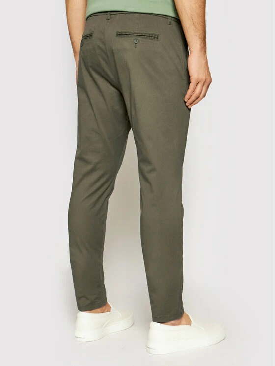 Το φθηνότερο 😍 Only & Sons Άνδρες Παντελόνια Chinos Παντελόνι Chino Cam 22016775 Πράσινο Regular Fit 😀 - Image 3