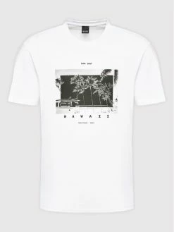 Συμφωνίες 😀 Only & Sons Άνδρες T-shirts T-Shirt Ivey 22022200 Λευκό Regular Fit 👏