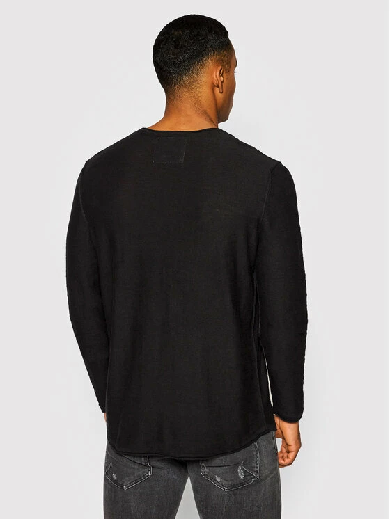 Νέος 🛒 Only & Sons Άνδρες Πουλόβερ Joshua 22020958 Μαύρο Regular Fit 👍 - Image 3