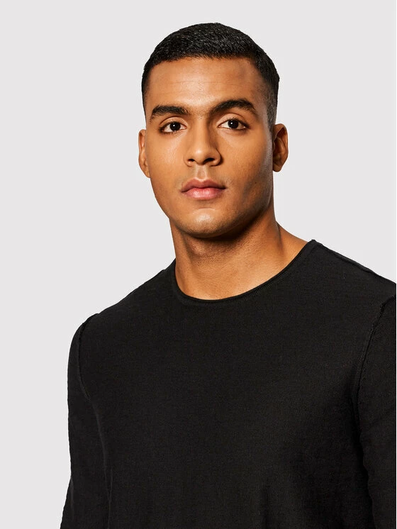 Νέος 🛒 Only & Sons Άνδρες Πουλόβερ Joshua 22020958 Μαύρο Regular Fit 👍 - Image 4