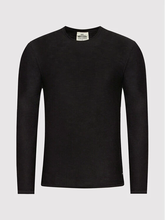 Νέος 🛒 Only & Sons Άνδρες Πουλόβερ Joshua 22020958 Μαύρο Regular Fit 👍 - Image 5