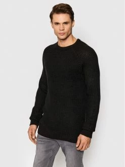 Ολοκαίνουργιο 🧨 Only & Sons Άνδρες Πουλόβερ Kelvin 22017445 Μαύρο Regular Fit 🎁