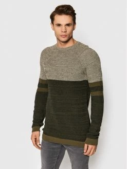 Προώθηση 😉 Only & Sons Άνδρες Πουλόβερ Dennis 22021638 Πράσινο Regular Fit 🥰