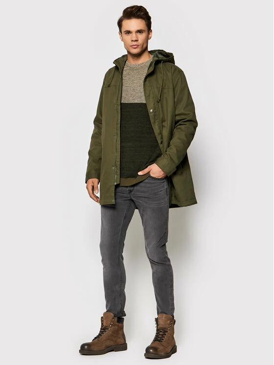 Προώθηση 😉 Only & Sons Άνδρες Πουλόβερ Dennis 22021638 Πράσινο Regular Fit 🥰 - Image 2