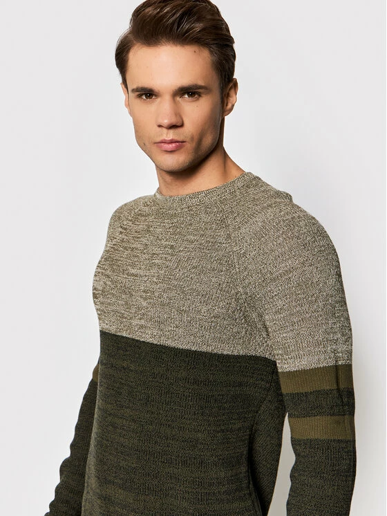 Προώθηση 😉 Only & Sons Άνδρες Πουλόβερ Dennis 22021638 Πράσινο Regular Fit 🥰 - Image 4