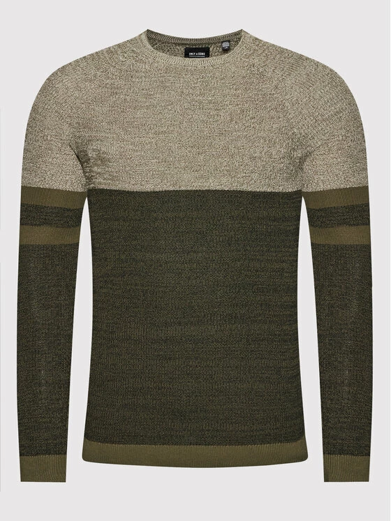 Προώθηση 😉 Only & Sons Άνδρες Πουλόβερ Dennis 22021638 Πράσινο Regular Fit 🥰 - Image 5