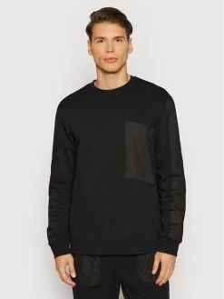 Best Pirce 👏 Only & Sons Άνδρες Μπλούζες Χωρίς Φερμουάρ Μπλούζα Ronald 22020691 Μαύρο Regular Fit 🎉