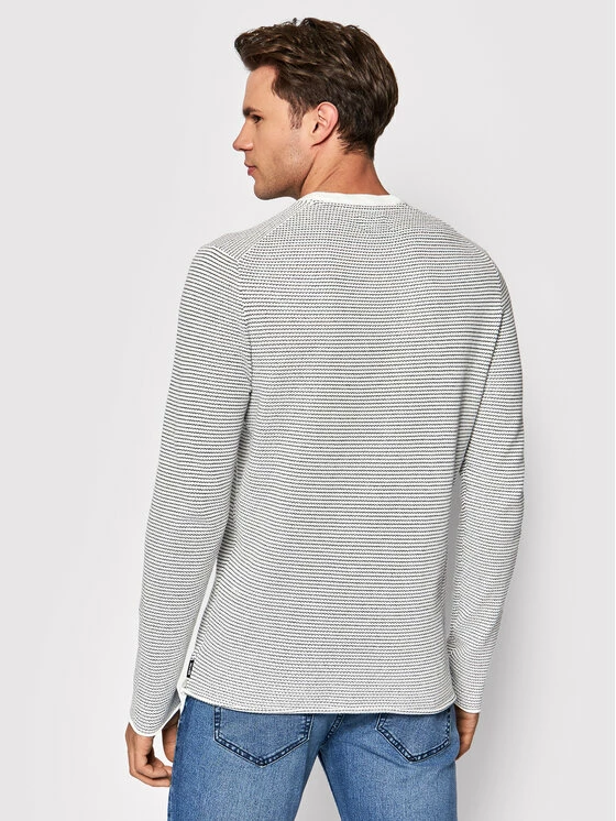 Αγορά ❤️ Only & Sons Άνδρες Πουλόβερ Niguel 22019544 Λευκό Regular Fit 👍 - Image 3