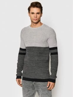 Flash Sale 🔥 Only & Sons Άνδρες Πουλόβερ Dennis 22021638 Γκρι Regular Fit 😀