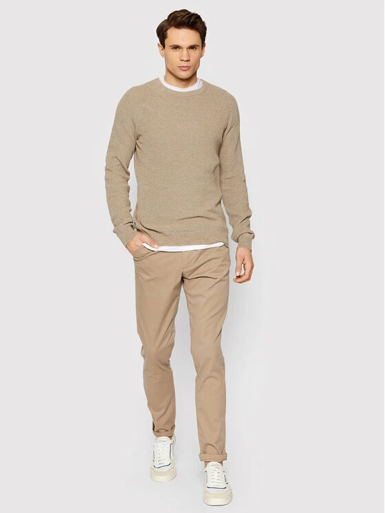 Προώθηση 🎉 Only & Sons Άνδρες Πουλόβερ Dennis 22018201 Μπεζ Regular Fit 💯 - Image 2