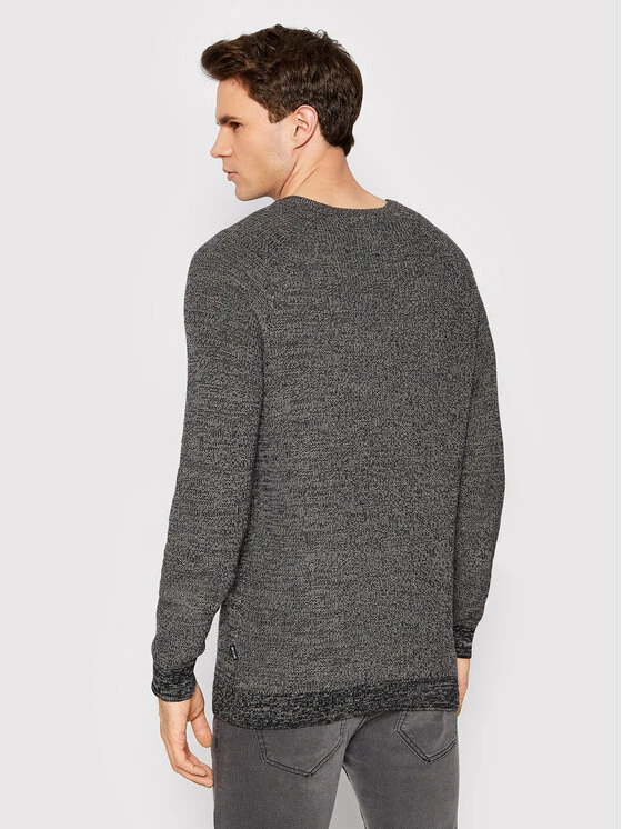Best Pirce ⭐ Only & Sons Άνδρες Πουλόβερ Dennis 22018201 Γκρι Regular Fit ✨ - Image 3