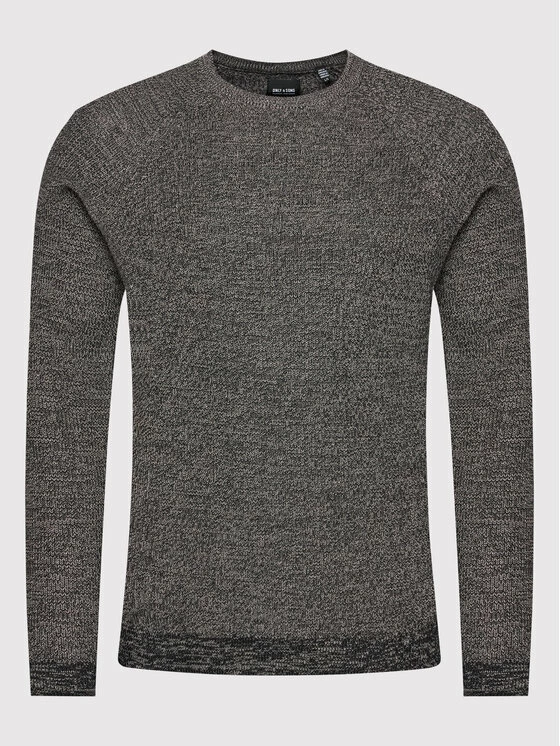 Best Pirce ⭐ Only & Sons Άνδρες Πουλόβερ Dennis 22018201 Γκρι Regular Fit ✨ - Image 5