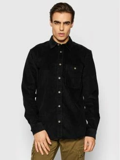 Προϋπολογισμός 🎁 Only & Sons Άνδρες Casual Πουκάμισα Πουκάμισο Marek 22020596 Μαύρο Regular Fit 🌟