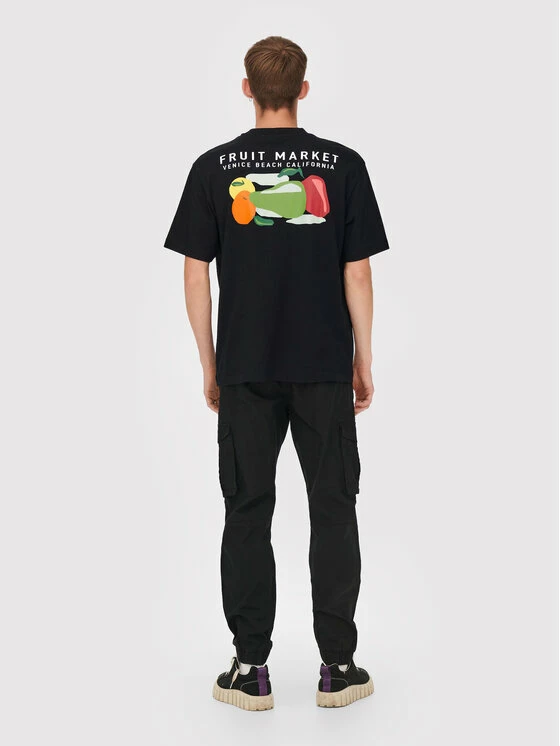 Το φθηνότερο 🌟 Only & Sons Άνδρες T-shirts T-Shirt Ismael 22022141 Μαύρο Relaxed Fit 👍 - Image 2