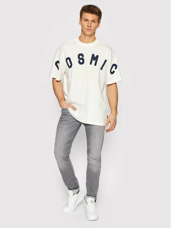 Flash Sale 😉 Only & Sons Άνδρες T-shirts T-Shirt Karl 22021767 Λευκό Oversize 😀 - Image 2