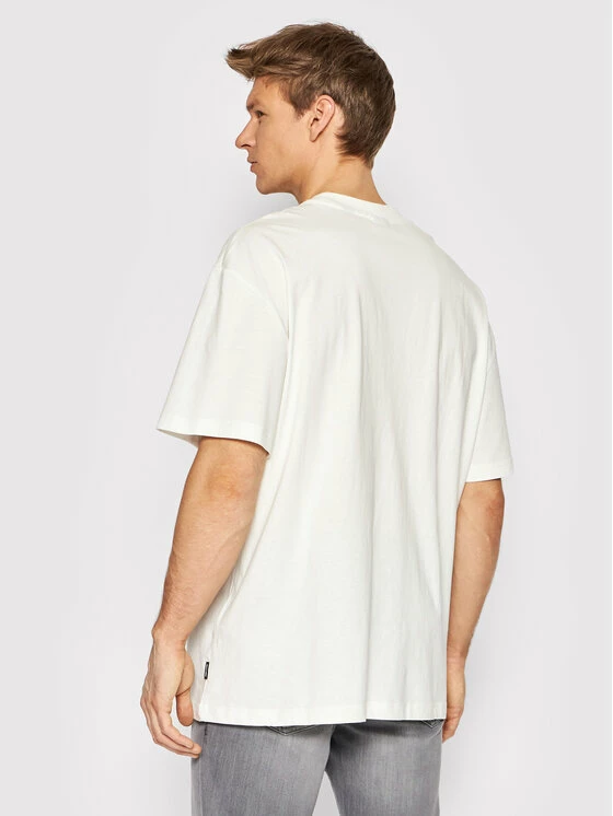 Flash Sale 😉 Only & Sons Άνδρες T-shirts T-Shirt Karl 22021767 Λευκό Oversize 😀 - Image 3