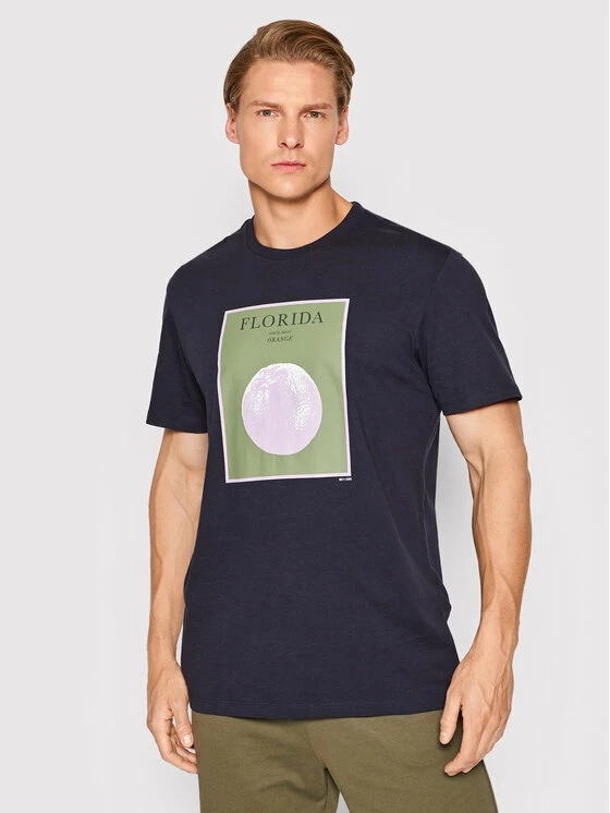 Τοπ 10 🤩 Only & Sons Άνδρες T-shirts T-Shirt Ike 22022197 Σκούρο μπλε Regular Fit 🧨