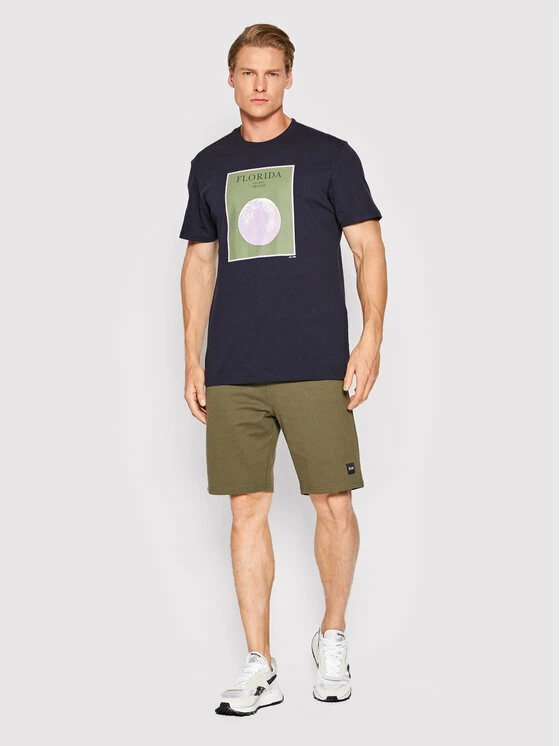 Τοπ 10 🤩 Only & Sons Άνδρες T-shirts T-Shirt Ike 22022197 Σκούρο μπλε Regular Fit 🧨 - Image 2