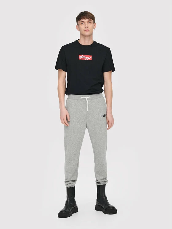 Φτηνός 🎁 Only & Sons Άνδρες T-shirts T-Shirt Kelloggs 22022250 Μαύρο Regular Fit 🔥 - Image 2