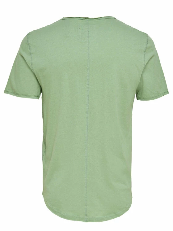 Προώθηση 👍 Only & Sons Άνδρες T-shirts T-Shirt Benne 22019061 Πράσινο Regular Fit ⭐ - Image 6