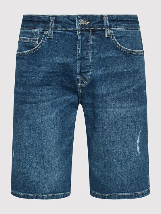 Ολοκαίνουργιο 😉 Only & Sons Άνδρες Τζιν Σορτς Τζιν σορτσάκια Avi 22022105 Σκούρο μπλε Regular Fit 🎁 - Image 5