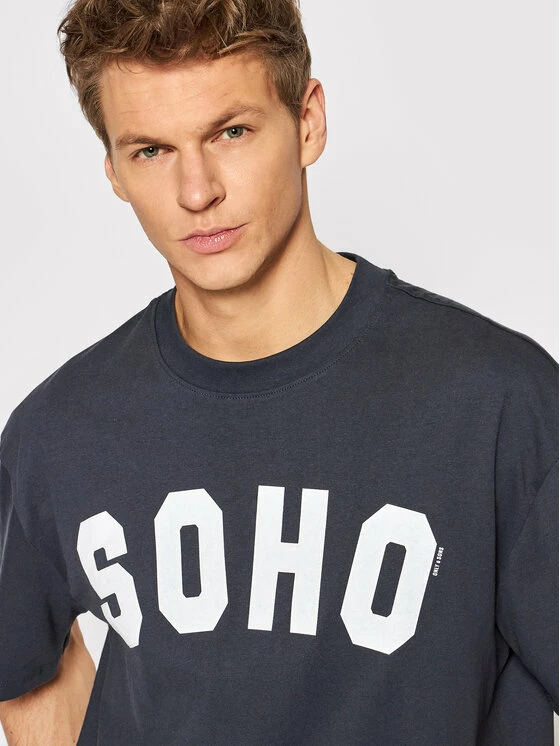 Φτηνός 🔔 Only & Sons Άνδρες T-shirts T-Shirt Karl 22021767 Σκούρο μπλε Regular Fit 😉 - Image 4