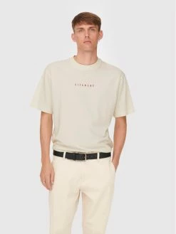 Το φθηνότερο 😉 Only & Sons Άνδρες T-shirts T-Shirt Ismael 22022141 Λευκό Relaxed Fit 🔔