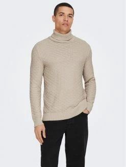 Εξοδος ⭐ Only & Sons Άνδρες Ζιβάγκο Kay 22023177 Μπεζ Relaxed Fit 🧨