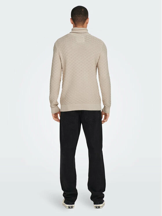 Εξοδος ⭐ Only & Sons Άνδρες Ζιβάγκο Kay 22023177 Μπεζ Relaxed Fit 🧨 - Image 2