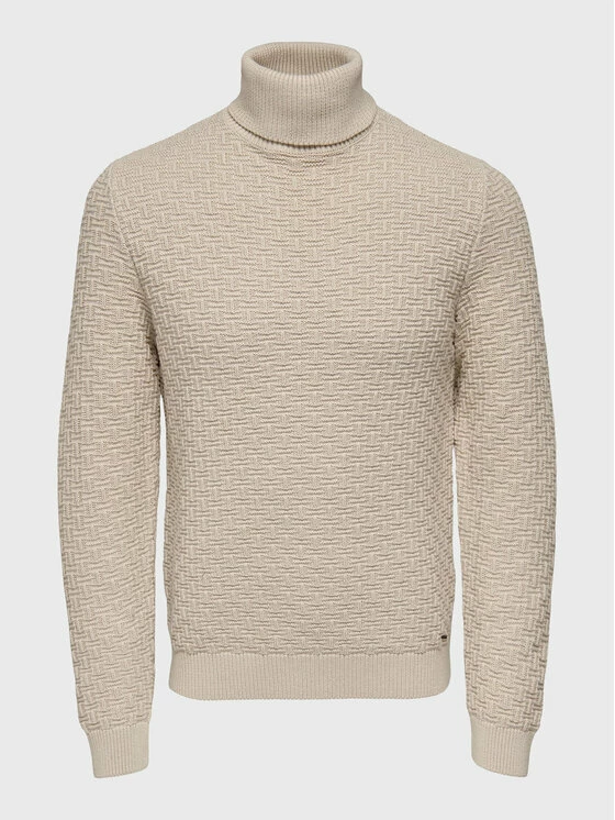 Εξοδος ⭐ Only & Sons Άνδρες Ζιβάγκο Kay 22023177 Μπεζ Relaxed Fit 🧨 - Image 5