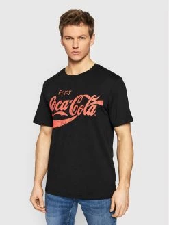 Καλύτερη πώληση 🎁 Only & Sons Άνδρες T-shirts T-Shirt COCA-COLA 22023351 Μαύρο Regular Fit 👍