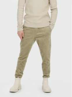 Προϋπολογισμός 🔔 Only & Sons Άνδρες Υφασμάτινα Παντελόνια Παντελόνι υφασμάτινο Linus 22019912 Μπεζ Regular Fit 🤩