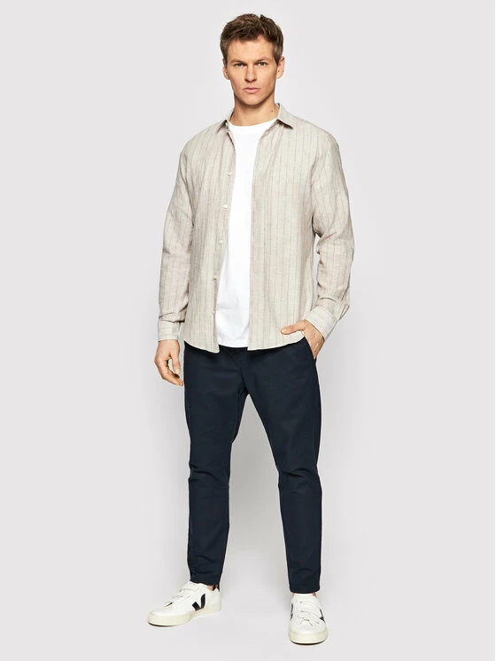 Προϋπολογισμός 🎁 Only & Sons Άνδρες Casual Πουκάμισα Πουκάμισο Caiden 22021970 Μπεζ Regular Fit 🎉 - Image 2