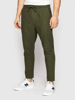 Τοπ 10 😉 Only & Sons Άνδρες Υφασμάτινα Παντελόνια Παντελόνι υφασμάτινο Linus 22021823 Πράσινο Tapered Fit ✔️